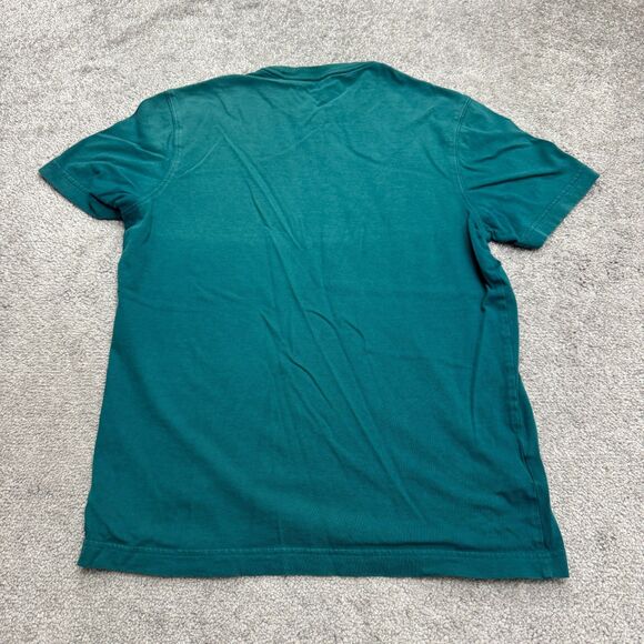Eddie Bauer Legend Wash Slim Fit Basic T-Shirt Mens Small Teal Green Crew Tee - Picture 2 of 12